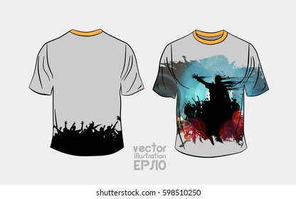 T-shirt template 