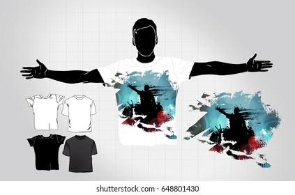 T-shirt template 