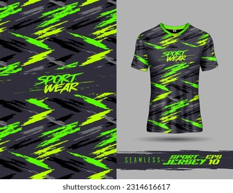 T-shirt template abstract background design for extreme jersey team, racing, cycling, leggings, football, gaming and sport livery.