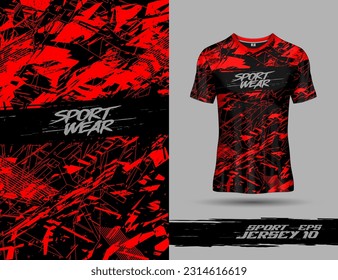 Diseño de fondo abstracto de la plantilla de camisetas para el equipo de camisetas extremas, carreras, ciclismo, leggings, fútbol, juegos de azar y deporte.