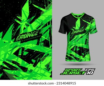 T-shirt template abstract background for extreme jersey team, racing, cycling, leggings, football, gaming and sport livery.