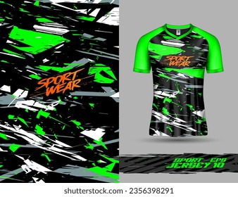 Plantilla de camisetas para el diseño de la camiseta de fondo deportivo extremo diseño jersey de fútbol