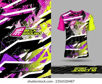 Tshirt template for extreme sports background racing jersey design soccer jersey