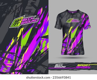 Tshirt template for extreme sports background racing jersey design, soccer, volley ball, cycling
