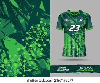 Tshirt template for extreme sports background racing motocross jersey design, soccer, volley ball, cycling