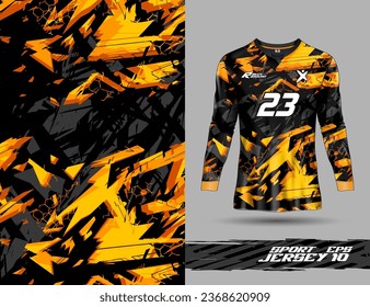 Tshirt template for extreme sports background racing motocross jersey design, soccer, volley ball, cycling