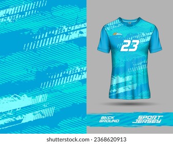 Tshirt template for extreme sports background racing motocross jersey design, soccer, volley ball, cycling