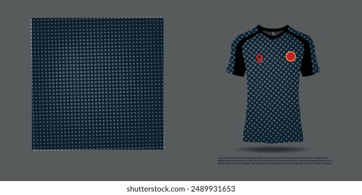 Tshirt template for extreme sports grunge background racing jersey design soccer jersey. vector