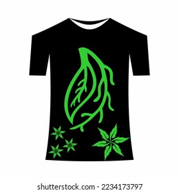 T-shirt template, front, side, back view mockup. Vector eps 10 illustration
