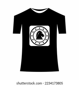 T-shirt template, front, side, back view mockup. Vector eps 10 illustration