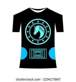 T-shirt template, front, side, back view mockup. Vector eps 10 illustration