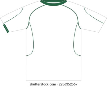 Tshirt template front view vector eps