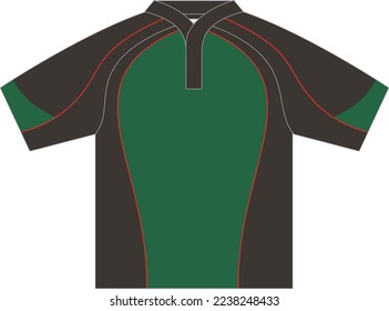 Tshirt template front view vector eps