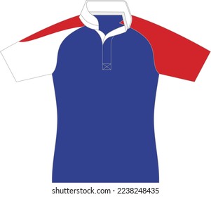 Tshirt template front view vector eps