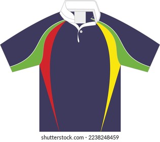 Tshirt template front view vector eps