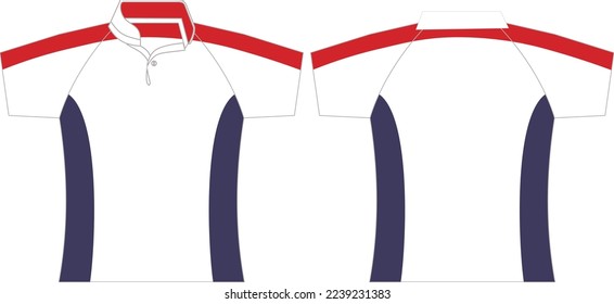 Tshirt template front view vector eps