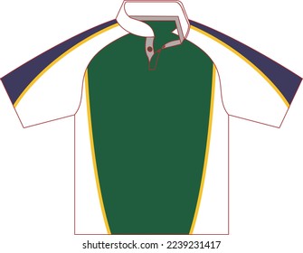 Tshirt template front view vector eps