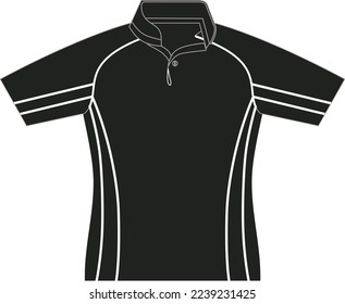 Tshirt template front view vector eps