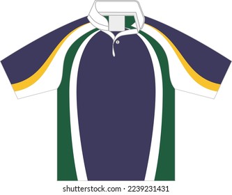 Tshirt template front view vector eps