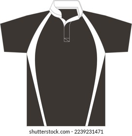 Tshirt template front view vector eps