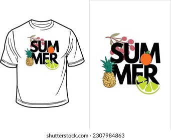  Tshirt template, Summer, design, Vector