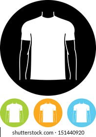 T-Shirt template vector