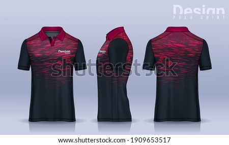 t-shirt templates design. uniform front and back view.