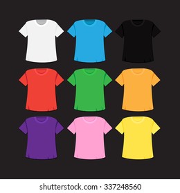 Men Tshirt Template Stock Vector (Royalty Free) 353253341