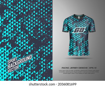 T-shirt texture designs sports abstract background for extreme jersey team, racing, cycling, football, gaming and sport livery.