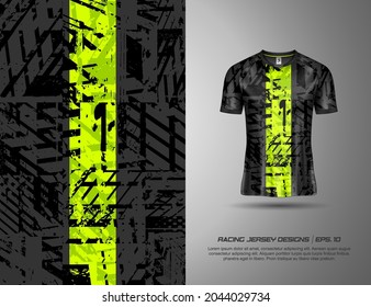 La textura de la camiseta diseña el fondo deportivo para el equipo de camisetas extremas, las carreras, el ciclismo, el fútbol, el juego y el transporte deportivo.