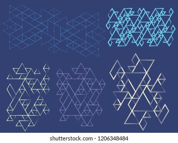 T-shirt triangle print 