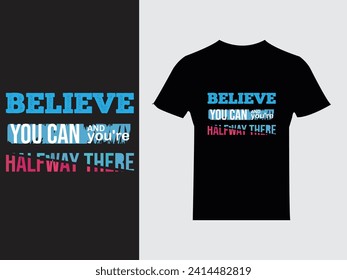 T-Shirt Typography Design Template , Minimal backdrop design 