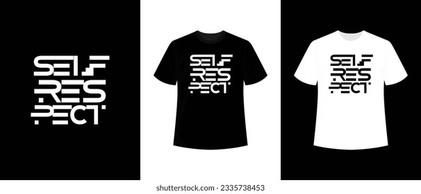 t-shirt typography design. words like never give up, self love, self respect, self motivation, success, inner peace