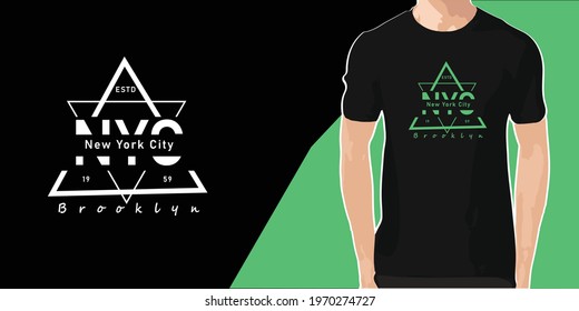 T-Shirt Unique Print Design In Vector Format