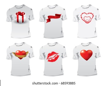 T-shirt with Valentine's Day print