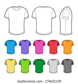 T-shirt in various colors - 2.