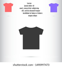 T-shirt vector 10 eps.T-shirt icon, linear sign isolated on white background icon.T-shirt Perfect Black pictogram illustration icon.T-shirt Vector White Blank Icon Symbol