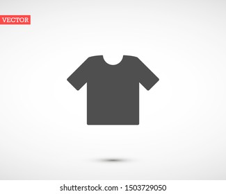 T-shirt vector 10 eps.T-shirt icon, linear sign isolated on white background icon.T-shirt Perfect Black pictogram illustration icon.T-shirt Vector White Blank Icon Symbol