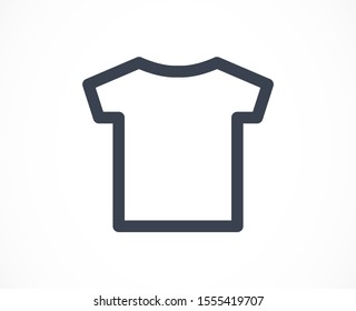 T-shirt vector 10 eps.T-shirt icon, linear sign isolated on white background icon.T-shirt Perfect Black pictogram illustration icon.T-shirt