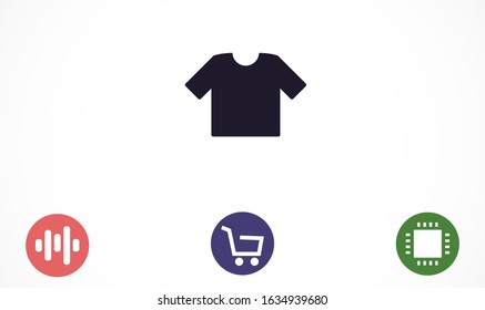 T-shirt vector 10 eps.T-shirt icon, linear sign isolated on white background icon.T-shirt Perfect Black pictogram illustration icon.T-shirt