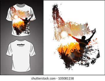 T-shirt. Vector