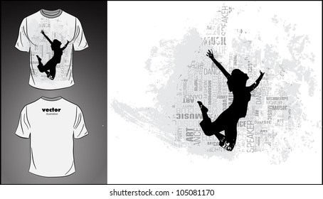 T-shirt. Vector