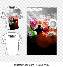 T-shirt. Vector 