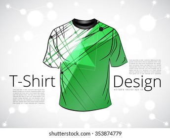 T-shirt. Vector