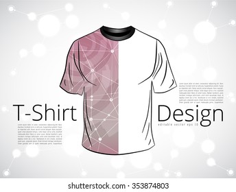 T-shirt. Vector