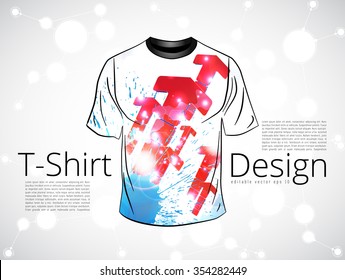 T-shirt. Vector