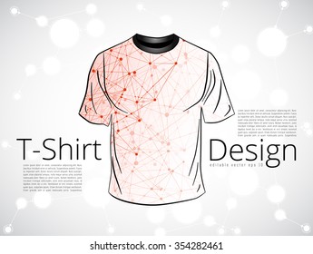 T-shirt. Vector