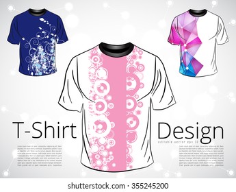 T-shirt. Vector