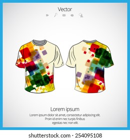 T-shirt. Vector design