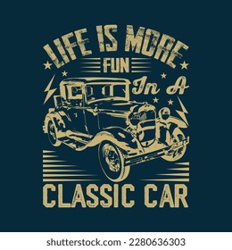 T-shirt vector graphics. vintage race car for printing.vector old school race poster.retro race car set.T-shirt printing designs.